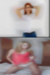 Senior outside masturbating