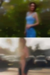 Woman caught beautiful house