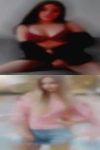 Naked girls drive snowmobile